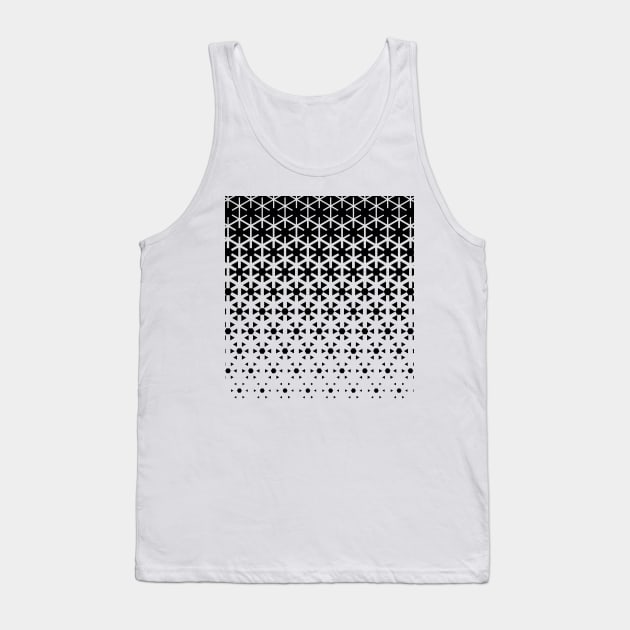 Geometric Hexagon Pattern Tank Top by terrordro.me